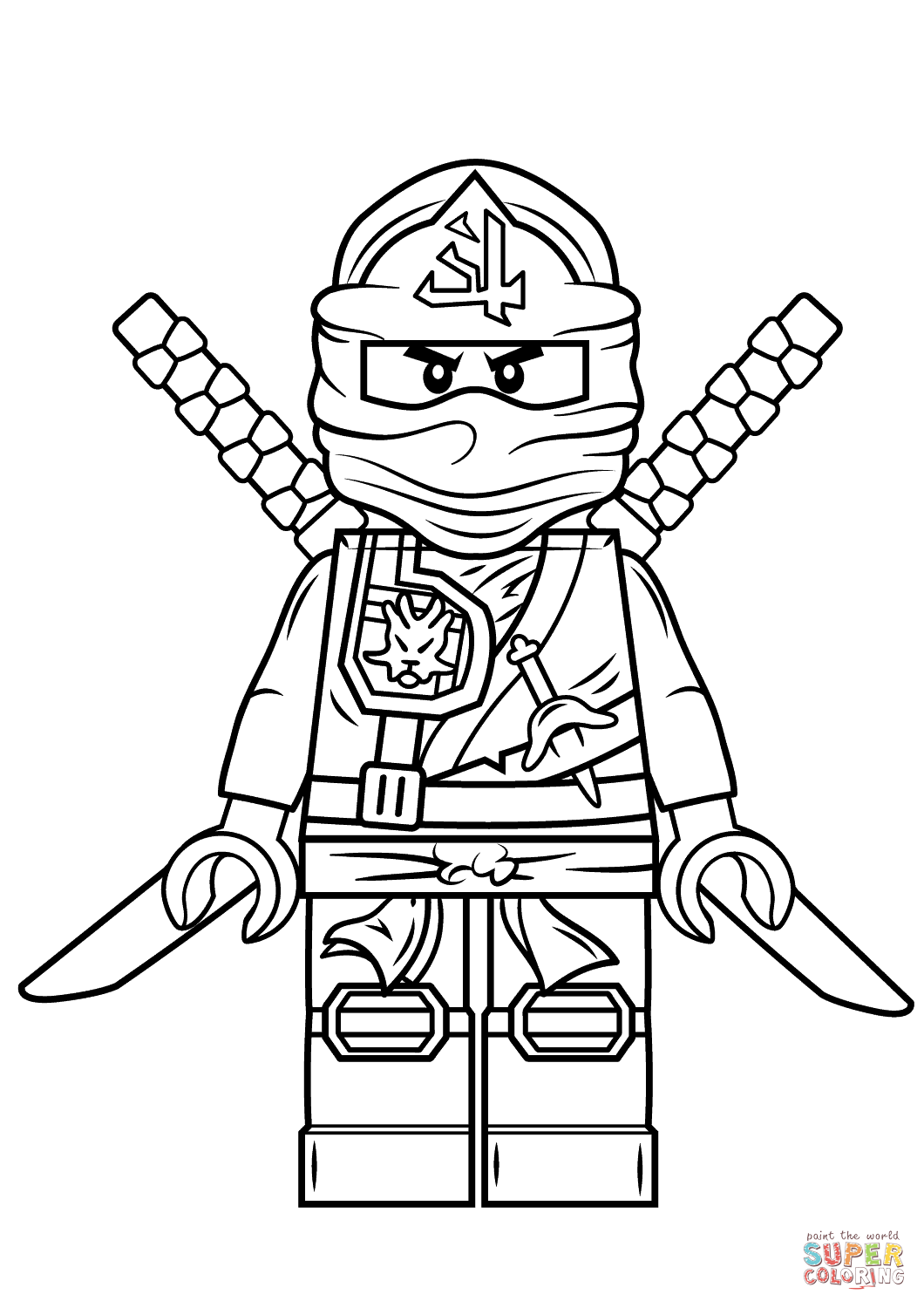 Lego NinjaGo kolorowanki
